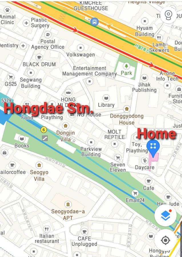 อพาร์ทเม้น Hongdae Min House 2 *